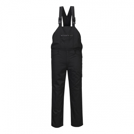 Pantaloni cu pieptar - WX2 - CD850, Pantaloni cu pieptar din poliester reciclat și bumbac, 245 g/mp