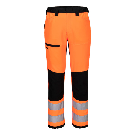 IMBRACAMINTE - CD857, Pantaloni HI-VIS din 93% poliester reciclat, 7% elastan, 195 g/mp