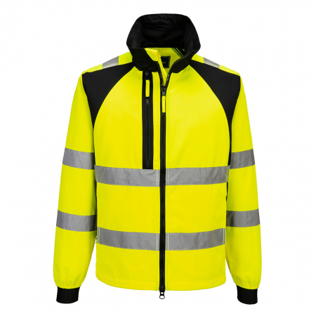 Jachete reflectorizante (HI-VIS) - WX2 - CD861, Jachetă de lucru HI-VIS, din poliester reciclat și bumbac, 245 g/mp