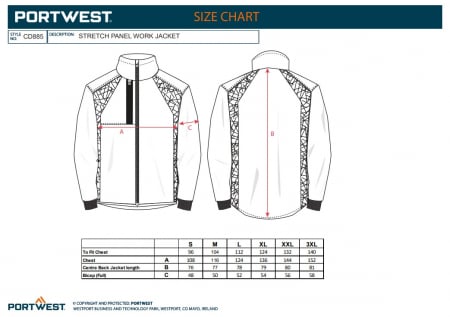 CD885, Jachetă de lucru din poliester reciclat și bumbac, 245 g/mp [2]