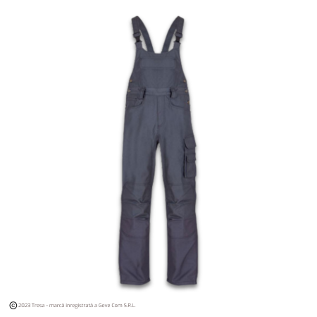 Imbracaminte (lichidari) - CEZAR, Pantalon cu pieptar din bumbac si poliester