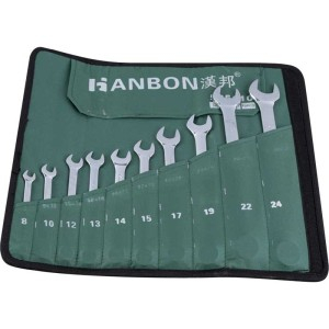 SCULE & MATERIALE - Chei combinate crom-vanadiu set 10 (8-24 mm)