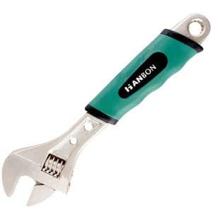 SCULE & MATERIALE - Cheie reglabilă cu rolă, mâner dublă protecție 10" (250 mm)