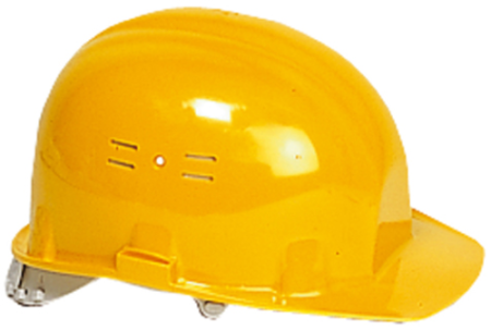 CLASSIC, Cască de protecție ventilată pentru uz general, calotă din polietilenă, suspensie din plastic cu fixare în 6 puncte, reglare cu clips (Pin Lock) [3]