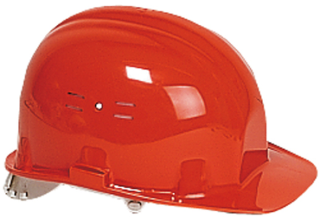 CLASSIC, Cască de protecție ventilată pentru uz general, calotă din polietilenă, suspensie din plastic cu fixare în 6 puncte, reglare cu clips (Pin Lock) [4]