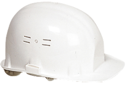 CĂȘTI DE PROTECȚIE - CLASSIC, Cască de protecție ventilată pentru uz general, calotă din polietilenă, suspensie din plastic cu fixare în 6 puncte, reglare cu clips (Pin Lock)
