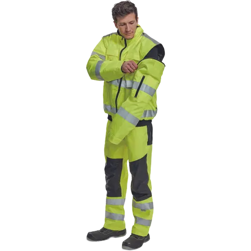 CLOVELLY, Jacheta de iarna reflectorizanta 2 in 1 din poliester 300D Oxford si PU [4]