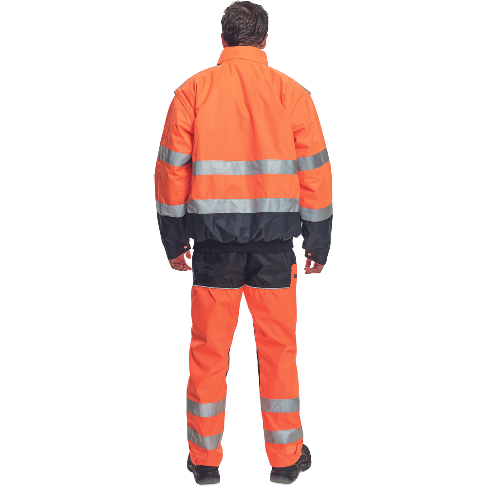 CLOVELLY, Jacheta de iarna reflectorizanta 2 in 1 din poliester 300D Oxford si PU [8]