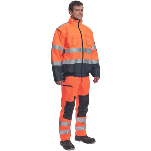 CLOVELLY, Jacheta de iarna reflectorizanta 2 in 1 din poliester 300D Oxford si PU [7]