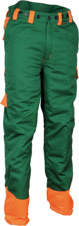 Imbracaminte UZ GENERAL - COFRA CHAIN STOP, Pantaloni de protecție forestieră din poliester și bumbac
