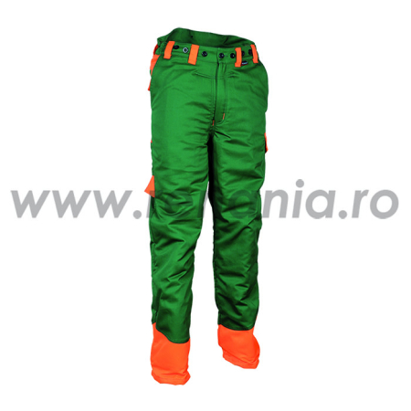 IMBRACAMINTE - COFRA CHAIN STOP, Pantaloni de protecție forestieră din poliester și bumbac