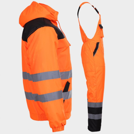 COLLINS HV 2.0, Set jachetă și pantaloni cu pieptar HI-VIS de iarnă, vatuit, din poliester, 130 g/mp [6]