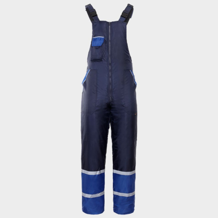 Pantaloni Termoizolanti - COLLINS WINTER, Pantaloni cu pieptar impermeabili din poliester Oxford, 110 g/mp