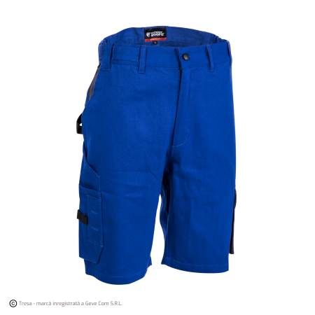 Pantaloni si salopete - COMMANDER, Bermude din bumbac-poliester, cusături duble