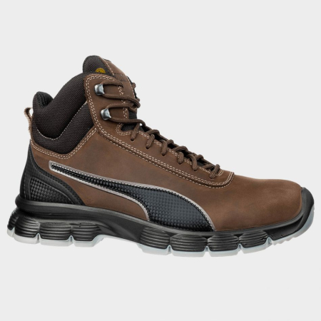 ÎNCĂLȚĂMINTE - CONDOR MID S3, Bocanci de protecție din piele nubuck, bombeu metalic, talpă antiderapantă