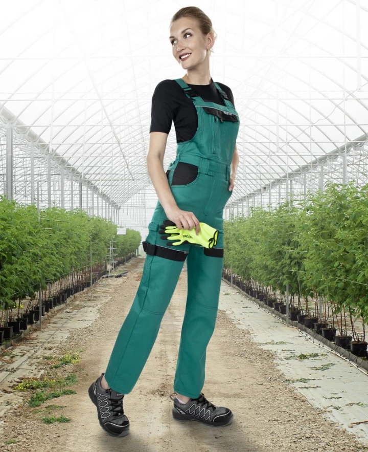 COOL TREND, Pantaloni cu pieptar damă din bumbac, 260 g/mp [1]