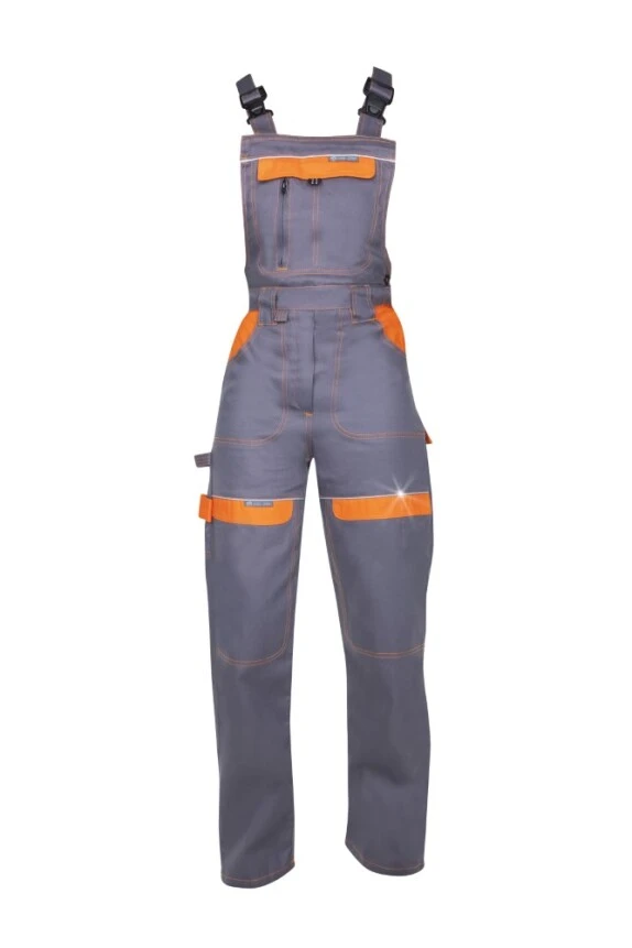 Pantaloni cu pieptar - COOL TREND, Pantaloni cu pieptar damă din bumbac, 260 g/mp