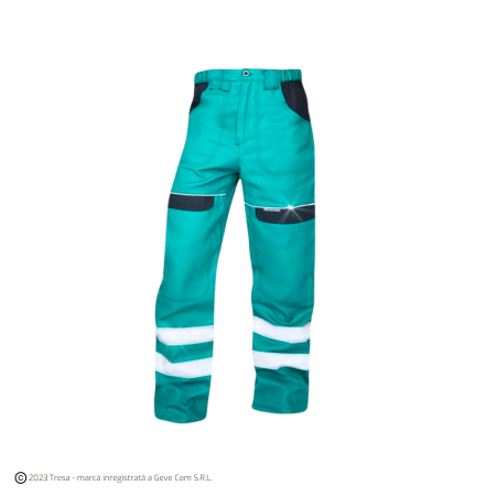 COOL TREND REFLECT, Pantaloni standard din bumbac 260 g/mp, benzi reflectorizante [1]