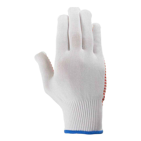 Mănuși de protecție - CORLA 1042, Mănuși de protecție din tricot sintetic cu aplicații punctiforme din PVC [set 12 perechi]