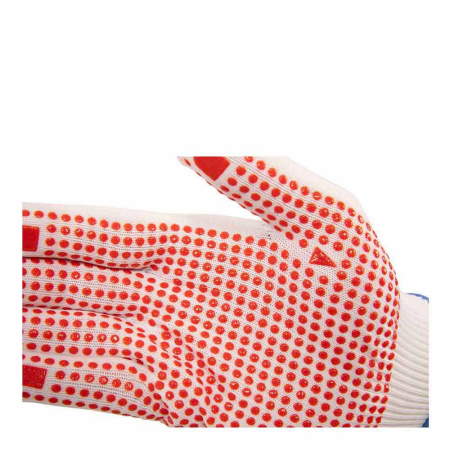 CORLA 1042, Mănuși de protecție din tricot sintetic cu aplicații punctiforme din PVC [set 12 perechi] [3]