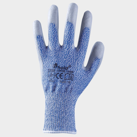 PROTECȚIA MÂINILOR - CORTES, Manusi de protectie la taiere din tricot cu acoperire poliuretan