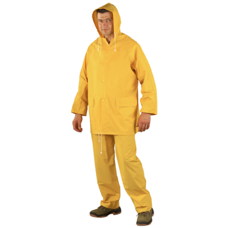 Costum de ploaie din bumbac-poliester acoperit cu PVC, 415 g/mp [2]
