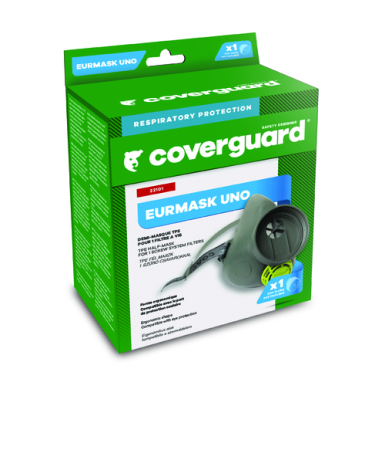 Coverguard 22101 Eurmask Uno, Semimască de protecție respiratorie cu supapă de expirație, EN 140:1998 [6]