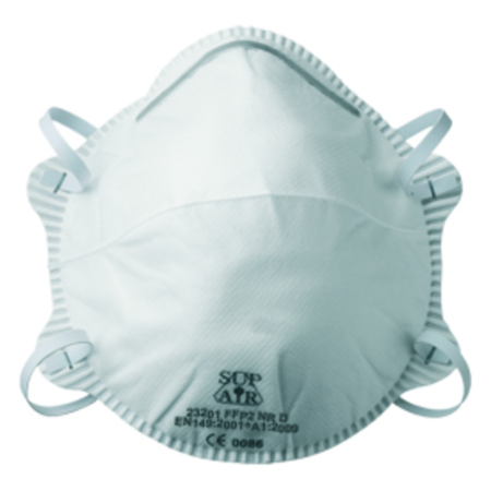 Coverguard 23201 Semimască de protecție respiratorie FFP2 NR D fără supapă, formă pliabilă, cutie 20 de bucăți [2]