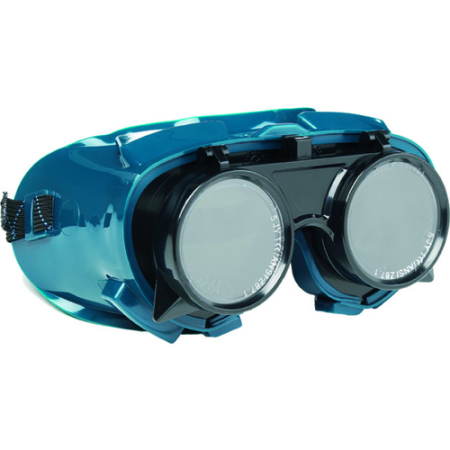 Măști și geamuri de sudură - Coverguard 60821 Revlux Eco, Ochelari de sudură cu lentile rabatabile IR5, ramă PVC, ventilație indirectă