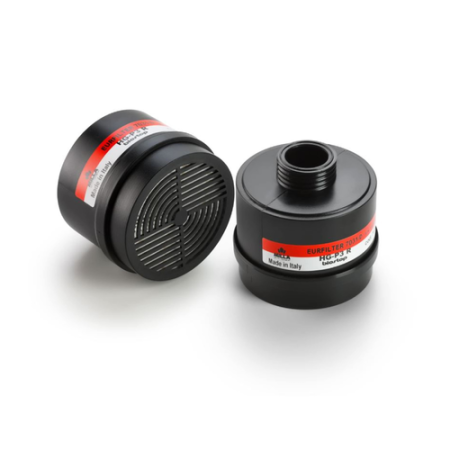 Filtre - COVERGUARD 6REF250 – Cartuș filtrant HgP3R pentru măști PANAREA cu racord DIN RD40 EN 14387