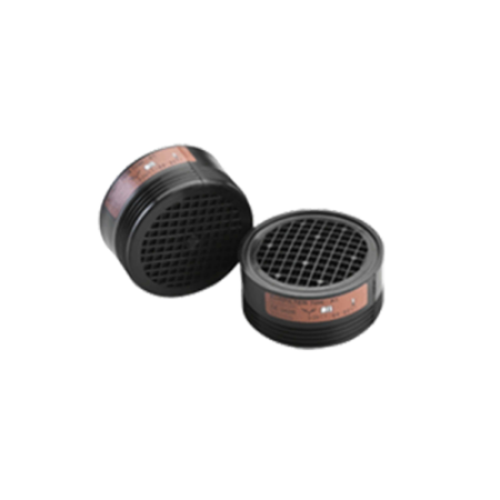 Filtre - COVERGUARD 6REF410 – Cartuș filtrant A2 pentru semimască EURMASK cu racord specific EN 14387 [cutie 8 bucăți]