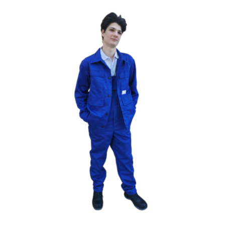 Costume - COVERGUARD FLAME AMINA, Costum de sudură cu pantaloni cu pieptar, ignifug, 350 g/mp, 100% bumbac