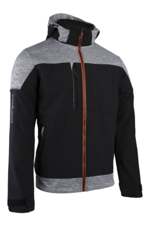 Tricouri si bluze - COVERGUARD BANJO, Jachetă Softshell cu glugă detașabilă din material reciclat, 320 g/mp