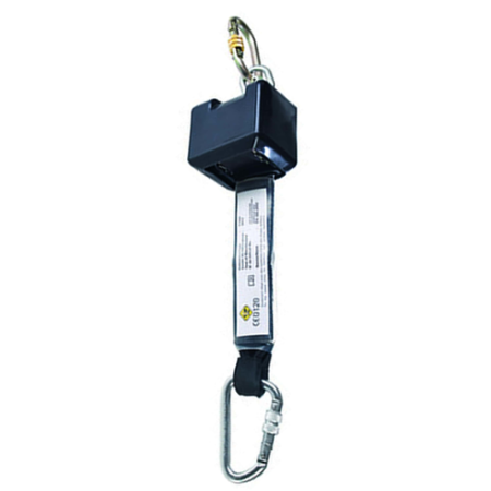 COVERGUARD BOREAS, opritor de cădere retractabil cu chingă 2,5 m și absorbitor de energie [1]