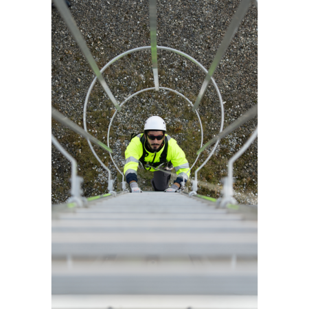 COVERGUARD CALIMA MO71482, opritor de cădere retractabil cu cablu oțel galvanizat 20 m, utilizare ATEX, cârlig pivotant cu indicator de impact [1]