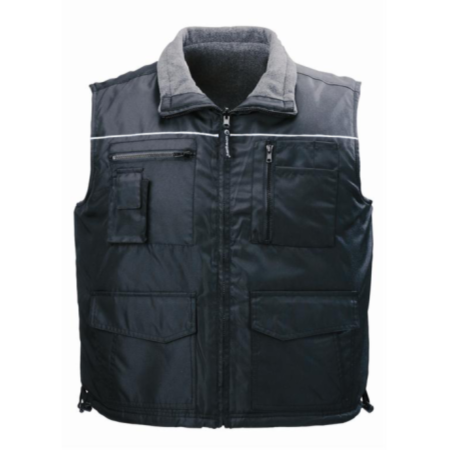 COVERGUARD CARISTE, Vestă reversibilă din poliester Oxford, cu căptușeală fleece 280 g/mp [1]