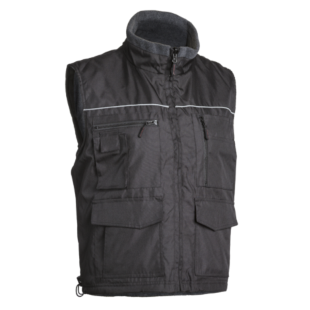Veste - COVERGUARD CARISTE, Vestă reversibilă din poliester Oxford, cu căptușeală fleece 280 g/mp