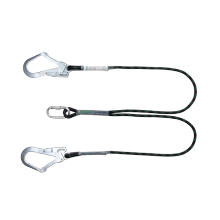 Mijloace de legatură și absorbitoare de energie - COVERGUARD CYDONIA, mijloc de legătură pentru poziționare, funie dublă, 1,5 m