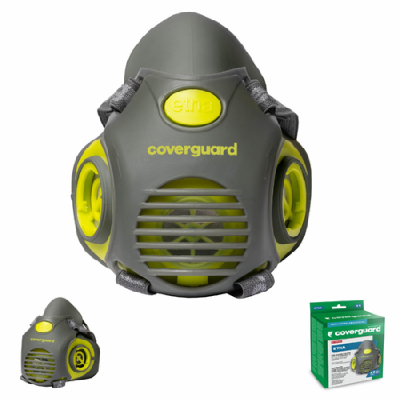 COVERGUARD ETNA 6ETN200 – Semimască reutilizabilă cu supapă expiratorie, conexiune tip baionetă EN 140:1998 [1]