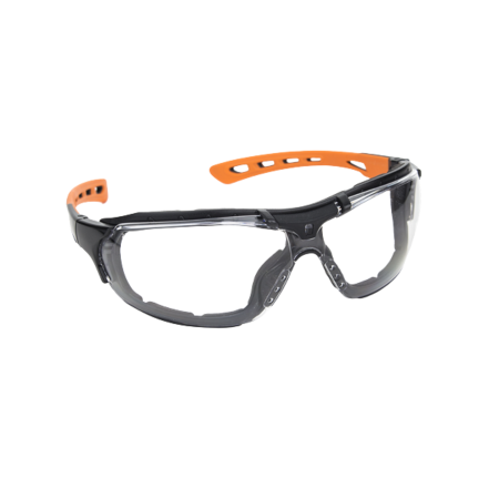 Ochelari de protecție - COVERGUARD EUROLUX, ochelari de protecție incolori, lentilă policarbonat, tratament anti-ceață (N) / anti-UV, garnitură detașabilă din spumă