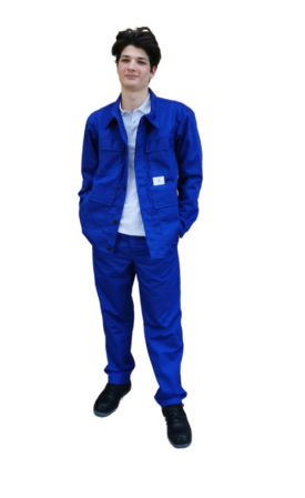 COVERGUARD FLAME AMINA, Costum de sudură ignifug cu pantaloni în talie din bumbac, 350 g/mp [0]