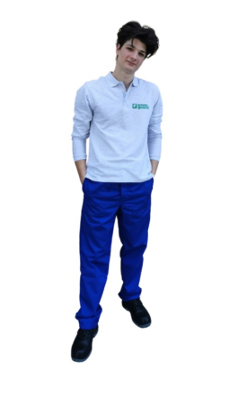 Pantaloni Ignifugi - COVERGUARD FLAME, Pantaloni de sudură ignifugi din bumbac 100%, 350 g/mp