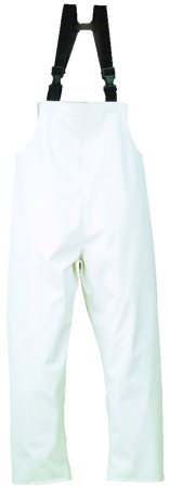 COVERGUARD FOOD PANTS, Pantaloni cu pieptar impermeabili, din poliester cu acoperire PU, 200 g/mp [1]