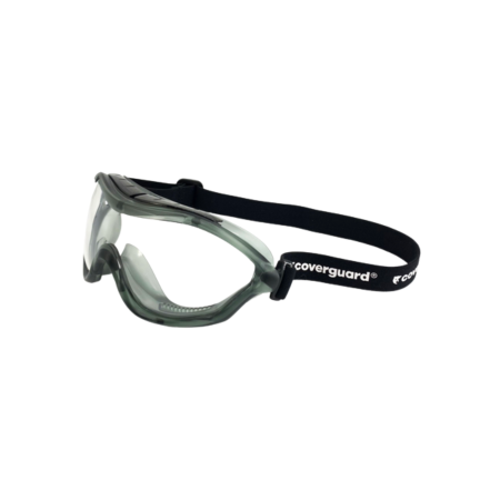 Ochelari de protecție - COVERGUARD LEO, ochelari etanși (goggle) cu lentilă incoloră din policarbonat, tratament anti-aburire (AF), ventilație indirectă