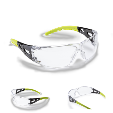 COVERGUARD LIMELUX, ochelari de protecție din policarbonat, lentilă incoloră sau fumurie, tratament anti-zgâriere (AS) / anti-aburire (N), protecție UV [5]