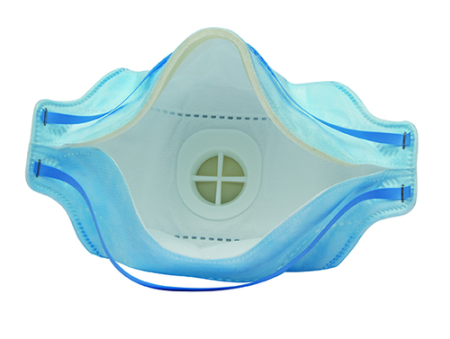 COVERGUARD MO23285 – Mască protecție respiratorie FFP2 NR D cu supapă, formă pliabilă 3D [Cutie 20 de bucăți] [1]