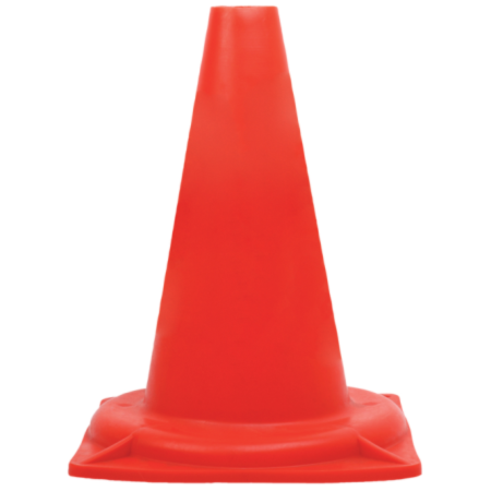 DETECTIE SI SEMNALIZARE - COVERGUARD ORAMA 30 MONO, Con de semnalizare rutieră din polietilenă rezistentă, înălțime 30 cm, culoare roșu