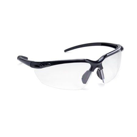 Ochelari de protecție - COVERGUARD PSI, ochelari de protecție cu lentilă policarbonat incoloră / fumurie, tratament anti-zgâriere (K), design sportiv