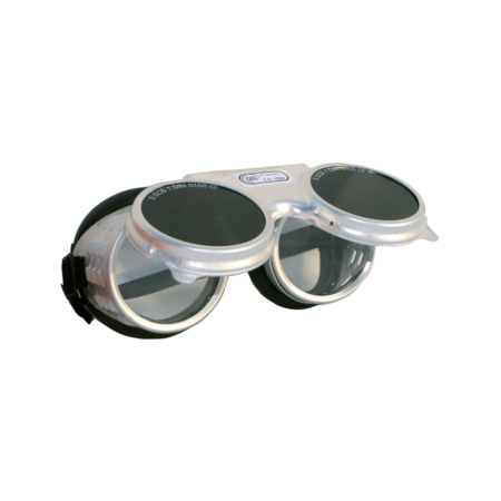 Ochelari de protecție - COVERGUARD REVALUX SB-1, ochelari de sudură cu ramă metalică, lentile interschimbabile IR5, ventilație directă
