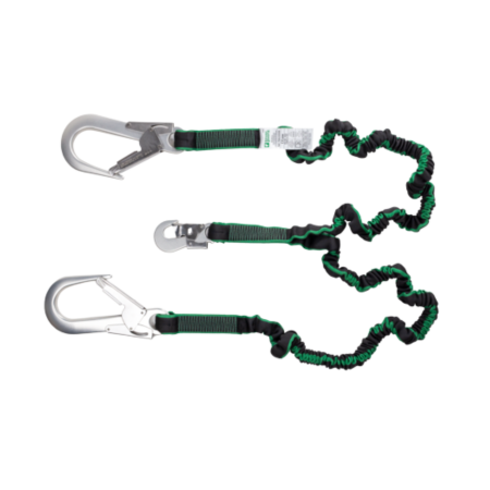 Mijloace de legatură și absorbitoare de energie - COVERGUARD SALIX 7SALI10, mijloc de legătură dublu cu absorbitor de energie, chingă elastică 1,4–2 m